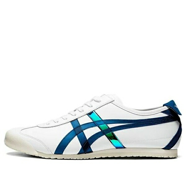 Onitsuka Tiger オニツカタイガー メンズ スニーカー 【Onitsuka Tiger Mexico 66 'White Mako Blue' 1183B921-100】 サイズ US_6.5(24.5cm)|asty