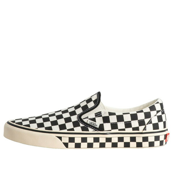 Vans バンズ メンズ スニーカー 【Vans Classic Slip-On Checkerboard 'Black Marshmallow White' VN000DAH1KP】 サイズ US_6.5(24.5cm)｜asty