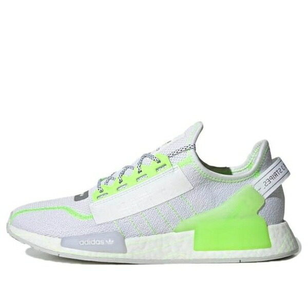 adidas アディダス メンズ スニーカー 【adidas NMD_R1 V2 'White Signal Green' GX0538】 サイズ US_11(29.0cm)|asty