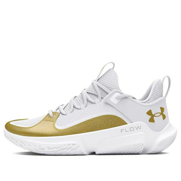 Under Armour アンダーアーマー メンズ スニーカー 【Under Armour Flow FUTR X 3 'White Metallic Gold' 3026630-103】 サイズ US_M_13.5｜asty