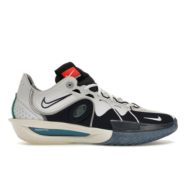 Nike ナイキ メンズ スニーカー 【Nike Air Zoom GT Cut 3 All-Star Zoom Flight Five】 サイズ US_8(26.0cm) White/Midnight Navy/Metallic Silver/Sail/Mystic Teal/Black｜asty