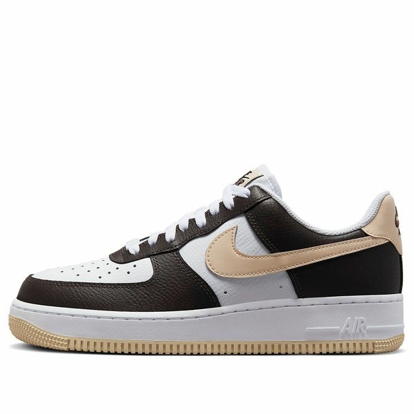 Nike ナイキ レディース スニーカー  【(WMNS) Nike Air Force 1 Low \u002707 \u0027White Velvet Brown\u0027 FD9873-101】  大いさ US_7(24.0糎) スニーカー-レディース靴