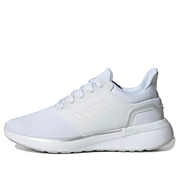 adidas アディダス レディース スニーカー 【(WMNS) adidas EQ19 Run \'White Silver Metallic\' H68092】 サイズ US_7(24.0cm)|asty