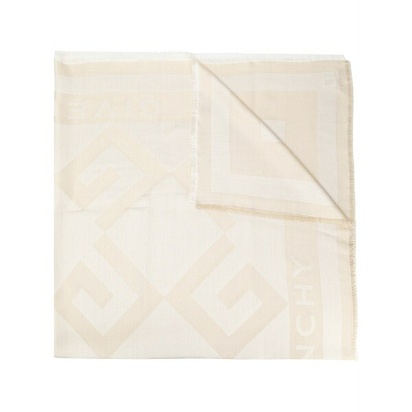 ジバンシー レディース えり巻き・袈裟・えり巻き 付属物 Logo knit scarf Neutrals
