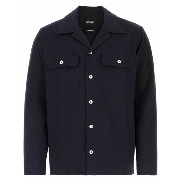 ハウリン メンズ プルオーバー トップス Magic work shirt Blue