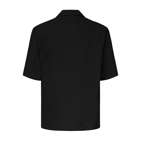 ビーエイブル メンズ シャツ トップス Short-sleeve shirt Black