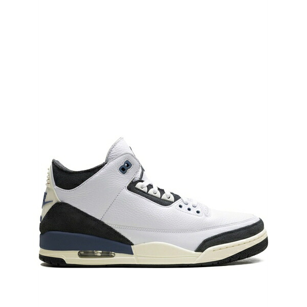 ジョーダン メンズ スニーカー シューズ Air jordan 3 og sp \"a ma mani茫漏re - diffused blue/white/muslin/anthracite\" sneakers White