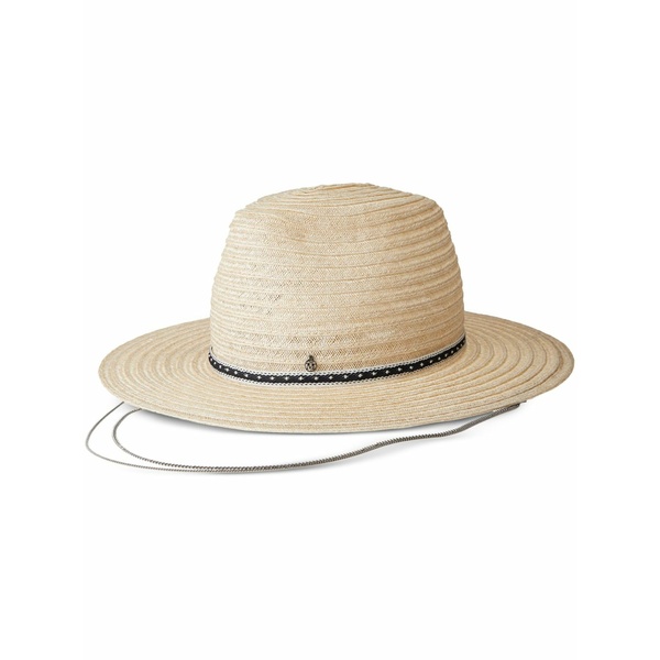 メゾンミッシェル  メンズ 鳥打ち帽 付属物 Kyra logo-charm sun hat  Neutrals