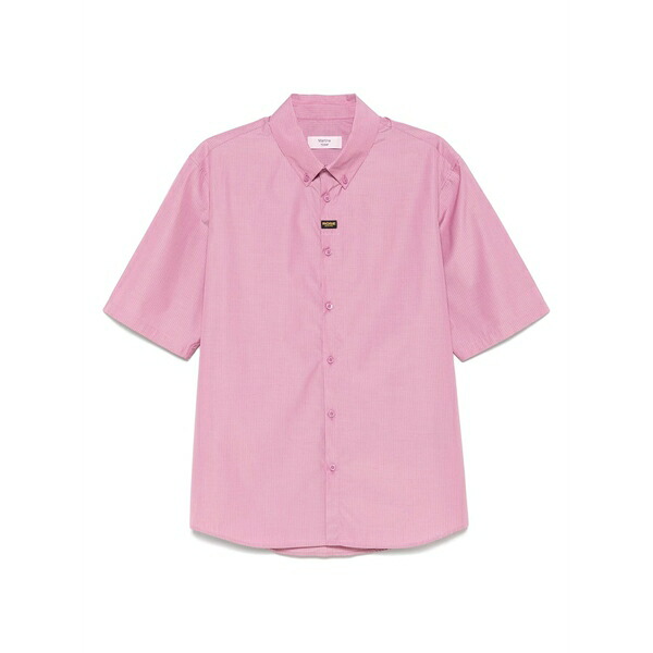 マーティン・ローズ メンズ シャツ トップス Cotton poplin shirt Pink｜asty