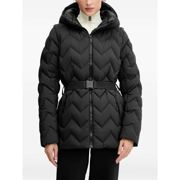 ヘリーハンセン レディース 上衣＆上衣 アウター Bliss modular belted padded jacket Black