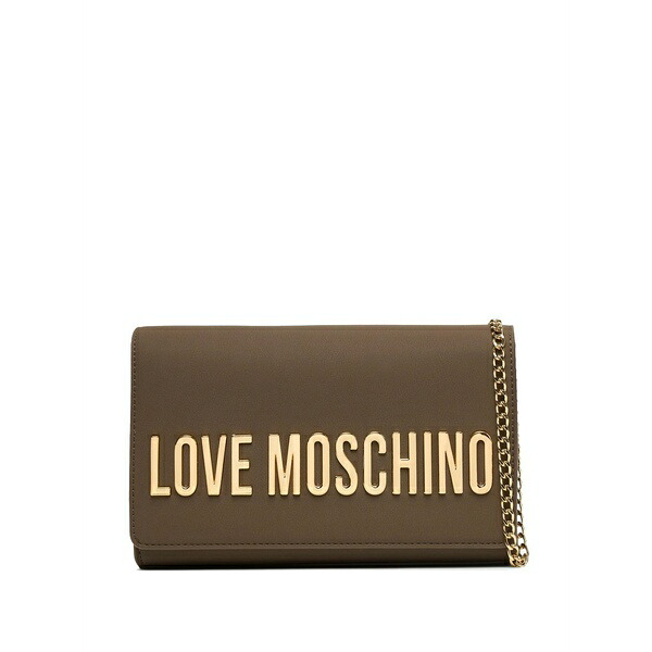 優しいこと モスキーノ レディース ショルダーバッグ 御徒面子 Chain-strap shoulder bag Brown