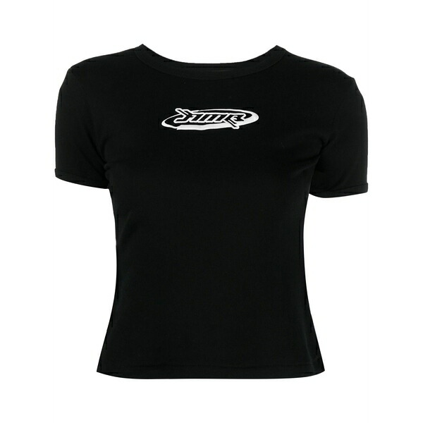 アンブッシュ レディース Tシャツ トップス Graphic-print cotton t-shirt Black