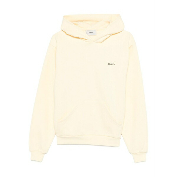 コペルニ レディース パーカー・スウェットシャツ アウター Logo hoodie Yellow|asty