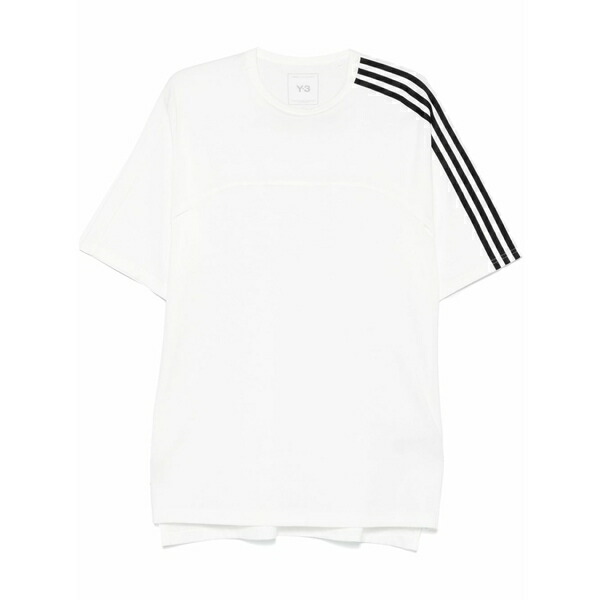 ワイスリー メンズ Tシャツ トップス 3-stripes t-shirt White