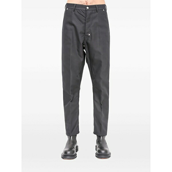 リックオウエンス メンズ カジュアルパンツ ボトムス Joris trousers Black|asty