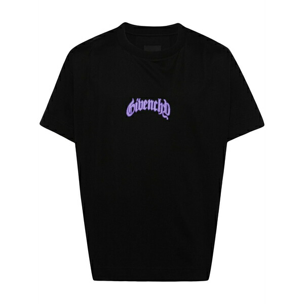 ジバンシー メンズ Tシャツ トップス Lightning-print t-shirt Black|asty