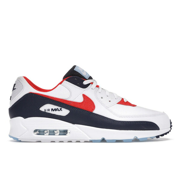Nike ナイキ メンズ スニーカー 【Nike Air Max 90 USA Denim】 サイズ US_M_13 White/Red-Blue Denim|asty