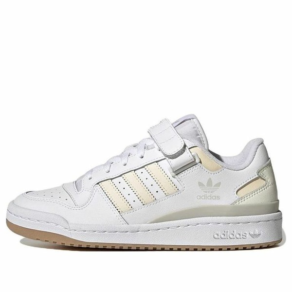 adidas アディダス レディース スニーカー 【(WMNS) adidas Forum Low 'White Ecru Tint Gum' GX4523】 サイズ US_6.5(23.5cm)｜asty