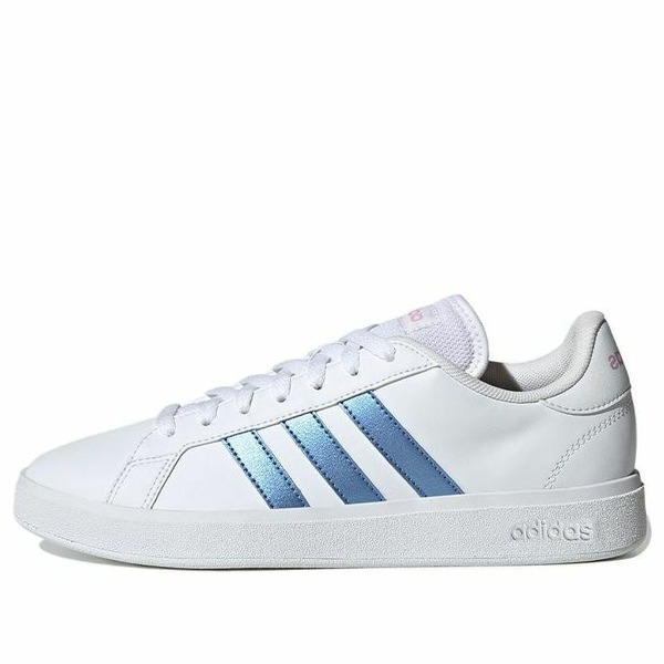 adidas アディダス レディース スニーカー  【(WMNS) adidas Grand Court 2.0 \u0027White Metallic Blue\u0027 HP2591】  大きさ US_5(22.0糎)