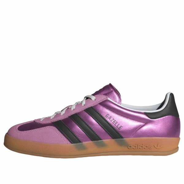 adidas アディダス レディース スニーカー  【(WMNS) adidas Gazelle Indoor \u0027Bliss Lilac Core Black\u0027 JS1406】  大きさ US_6.5(23.5糎)