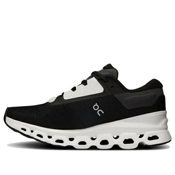 On Running オン 駈けっくら レディース スニーカー  【(WMNS) On Running Cloudstratus 3 \u0027Black White\u0027 3WD30121197】  大きさ US_9(26.0糎)