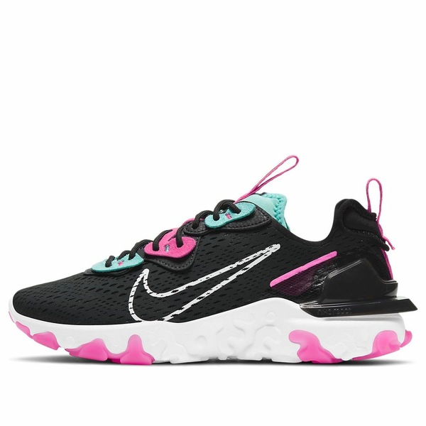 Nike ナイキ レディース スニーカー 【(WMNS) Nike React Vision 'Dark Smoke Grey Pink Blast' CI7523-008】 サイズ US_6(23.0cm)｜asty