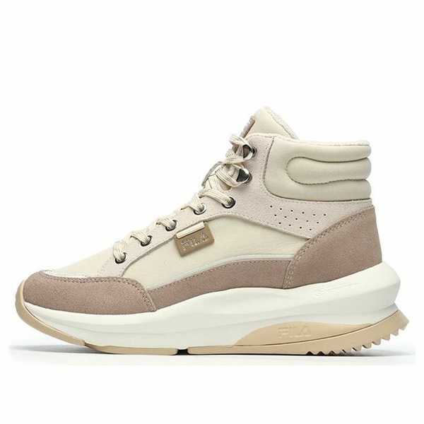 FILA フィラ レディース スニーカー  【(WMNS) FILA Casual Boots Cream White Pink F12W144405FAL】  サイズ US_7.5(24.5cm)