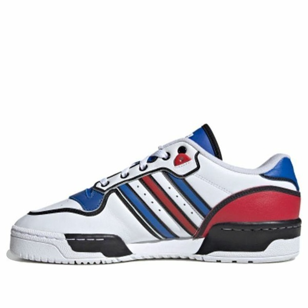 adidas アディダス メンズ スニーカー  【adidas Rivalry Low \u0027White Red Blue Black\u0027 FY3120】  大きさ US_9.5(27.5糎)