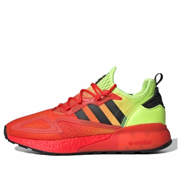 adidas アディダス メンズ スニーカー 【adidas ZX 2K Boost 'Solar Yellow Red' FW0482】 サイズ US_8(26.0cm)|asty