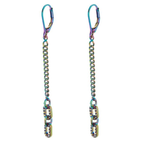 激安通販ショッピング Earrings カールラガーフェルド Blue レディース Chain アクセサリー ピアス Multi Drop Linear イヤリング レディースジュエリー アクセサリー