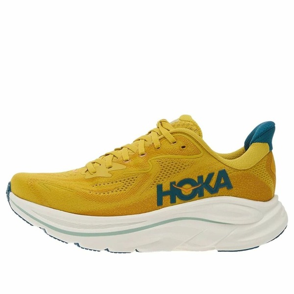 HOKA ONE ONE ホカオネオネ メンズ スニーカー 【HOKA ONE ONE Clifton 10 \u0027Yellow Gold Tidal Wave\u0027 1162030-YDT】  大きさ US_9(27.0糎)