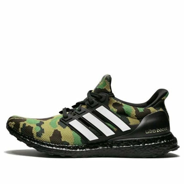 adidas アディダス メンズ スニーカー 【adidas x A Bathing Ape Ultraboost 4.0 \u0027Green Camo\u0027 F35097】  大きさ US_6.5(24.5糎)