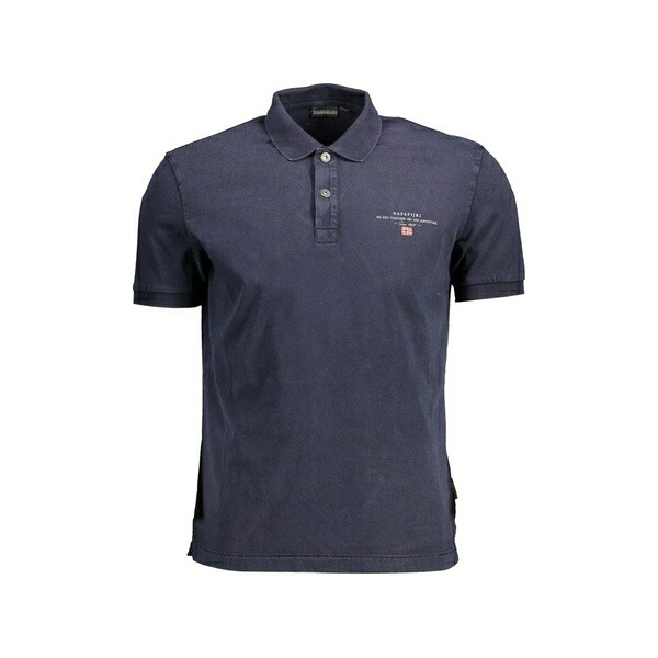 ナパピリ メンズ スポーツシャツ トップス Logo-detail polo shirt Blue トップス-ポロシャツ