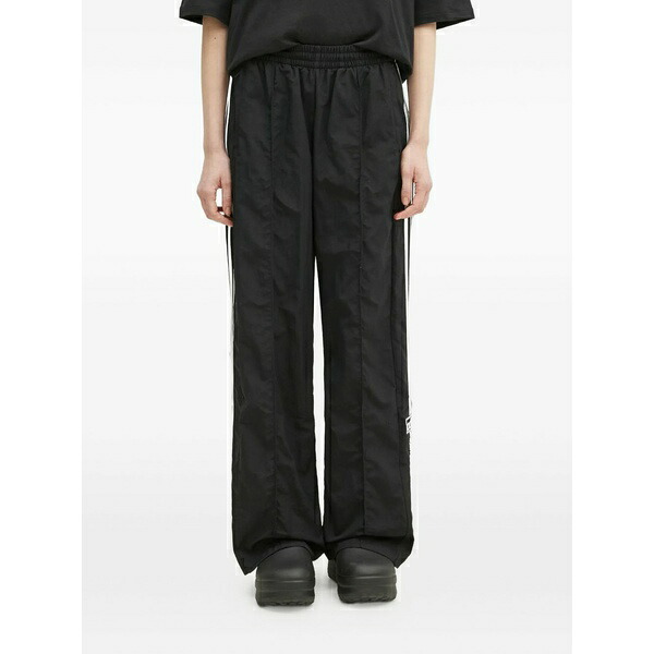 アディダス レディース カジュアルパンツ ボトムス 3-stripe logo track pants Black｜asty