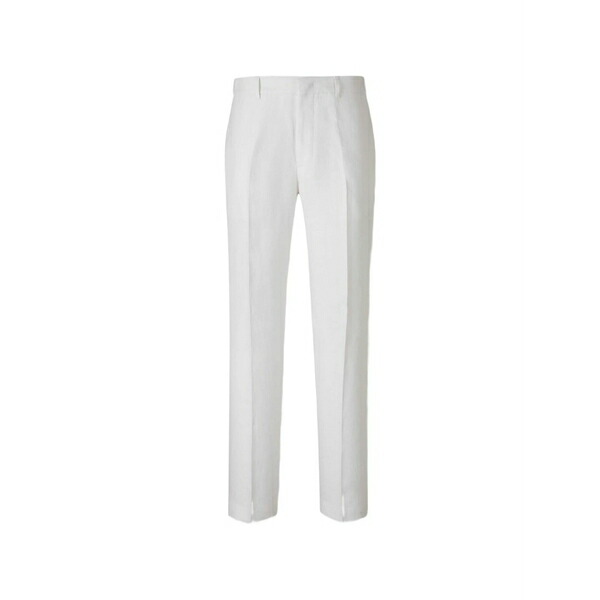 ベルウィッチ メンズ 心地好いズボン下 ボトムス Lucano belt-loops trousers White