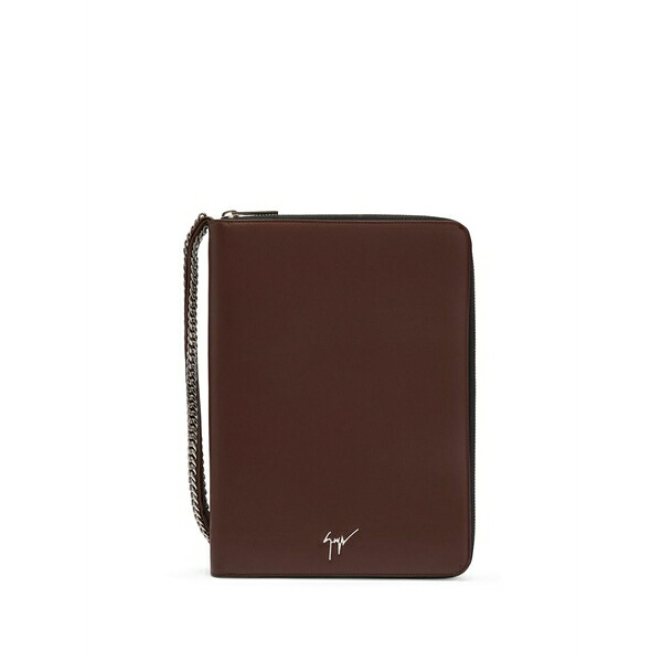 ジュゼッペザノッティ メンズ 金入れ 付属物 Aymeric chain-strap tablet case Brown