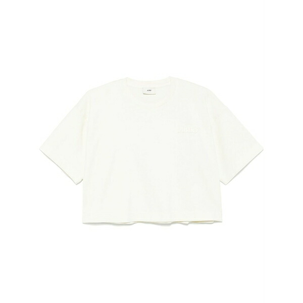 オートリー レディース プルオーバー トップス Cropped t-shirt Neutrals