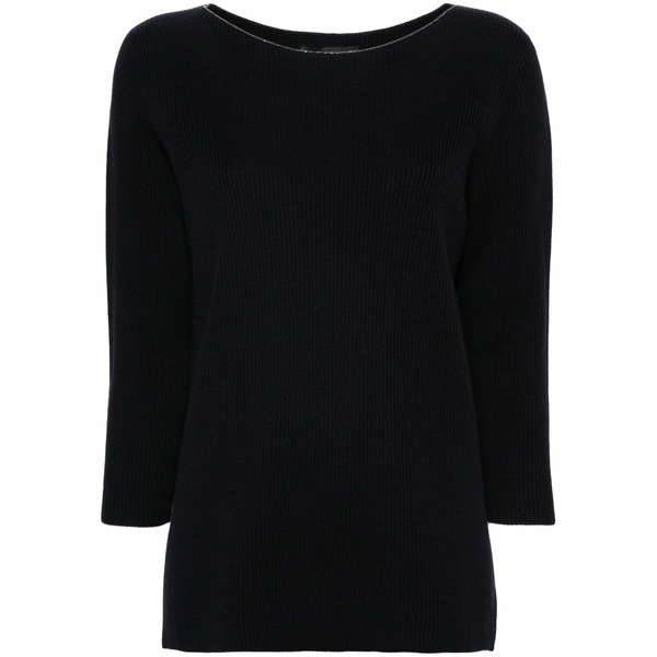 ファビアナ フィリッピ レディース ニット&セーター アウター Ribbed sweater Blue｜asty