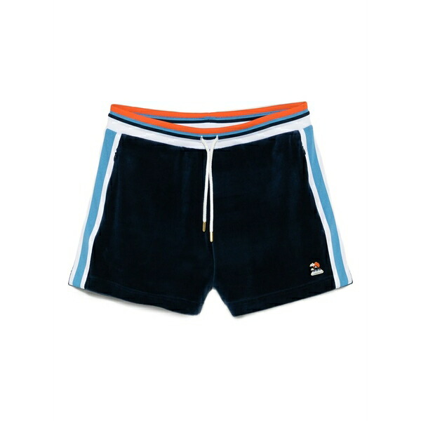 カサブランカ レディース カジュアルパンツ ボトムス Montagne side-stripe velvet shorts Blue｜asty