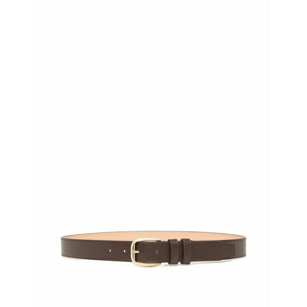 バリー レディース 三尺帯 付属物 Grained leather belt Brown
