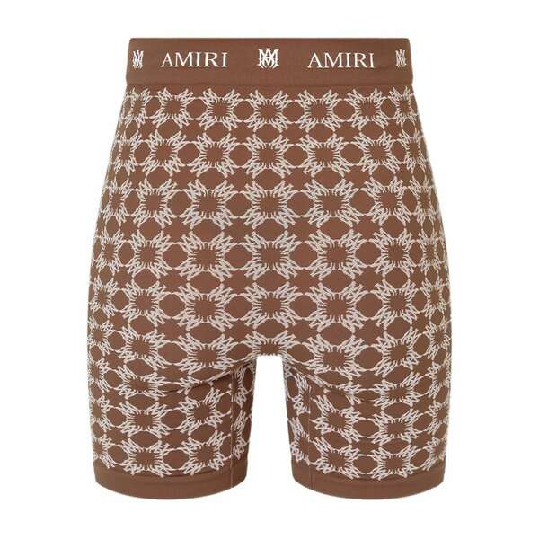 アミリ レディース カジュアルパンツ ボトムス Seamless ma quad shorts Brown｜asty