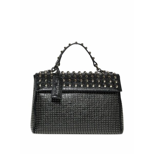 ジョン バージニアの州都 レディース クラッチペダル御徒面子 御徒面子 Studded bag Black
