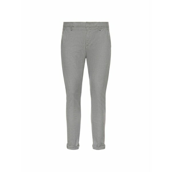 ドンダップ メンズ 心地好いズボン下 ボトムス Slub-texture turn-up trousers Grey
