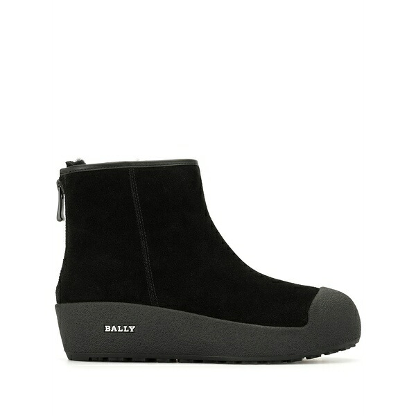 バリー レディース ブーツ シューズ Guard ii platform leather ankle boots Black