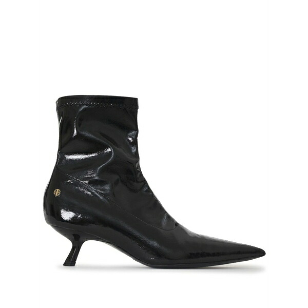 アニービン レディース ブーツ シューズ Hilda high-shine ankle boots  Black