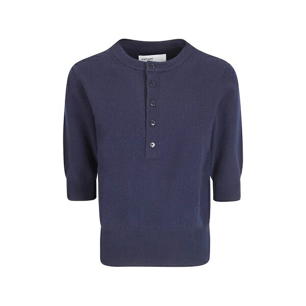 エクストリームカシミア レディース Tシャツ トップス N??477 mimi top Blue|asty