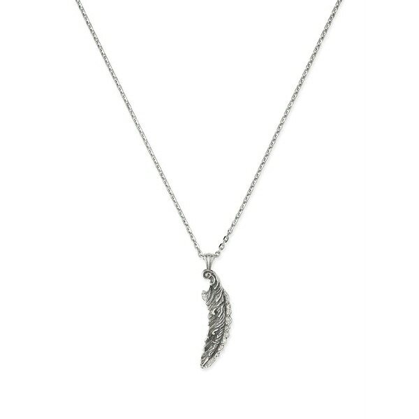 エマニュエレ ビコッキ メンズ 頸飾り・チョー鉄道車両 添え物 Piuma pendant necklace Silver