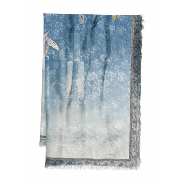 ピエール＝ルイ・マシア メンズ 消音装置・袈裟・えり巻き 添え物 Patterned scarf Blue