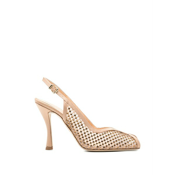 シャンタル レディース サンダル シューズ Perforated slingback sandals Neutrals