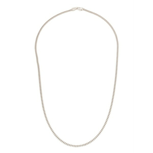 トム白木 メンズ 首飾り・チョー鉄道車両 付属物 Curb chain m necklace Silver